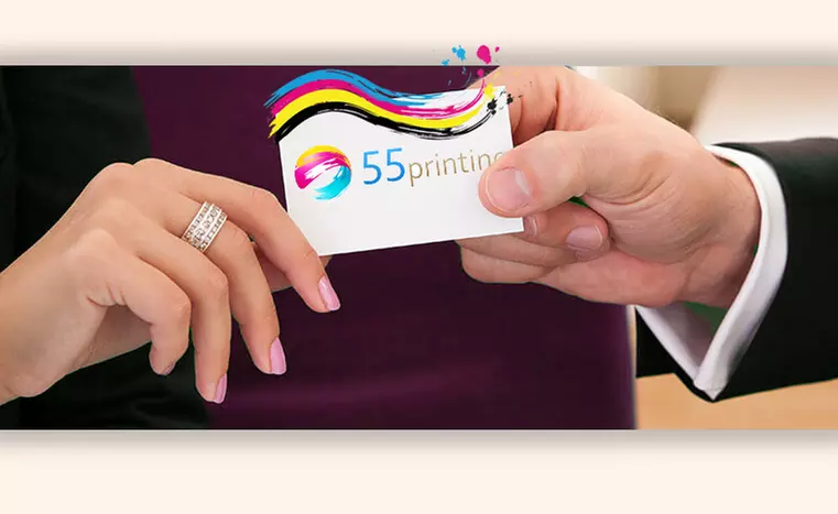 Experience 55Printing.com with premium business cards and up to 35% off - Primary Image