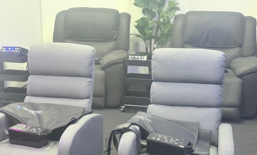 Image 1: Feel Lighter With Sauna and/or Lymphatic Drainage Sessions