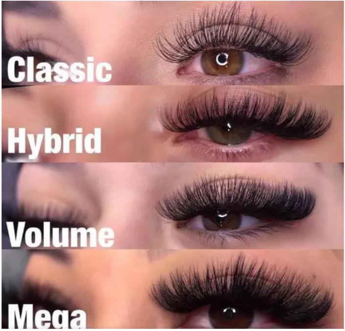 Get stunning lashes with Excellence Eyebrow Threading's mega volume, classic, hybrid sets for up to 50% off. - Primary Image