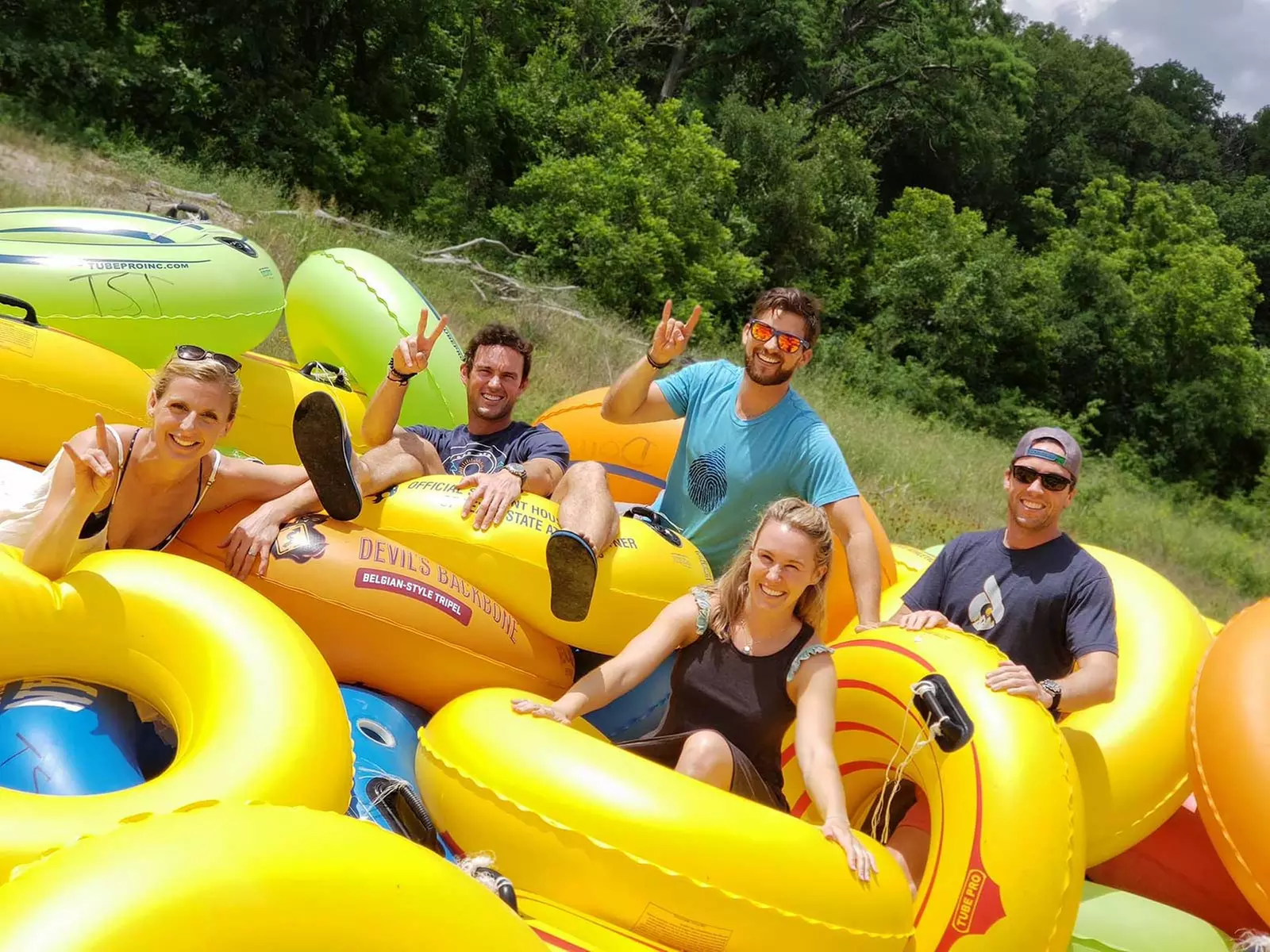 Public Tubing Trip for One, Two or Four with Transportation and Cooler Set-up at ATX Tours (Up to 26% Off) - Primary Image