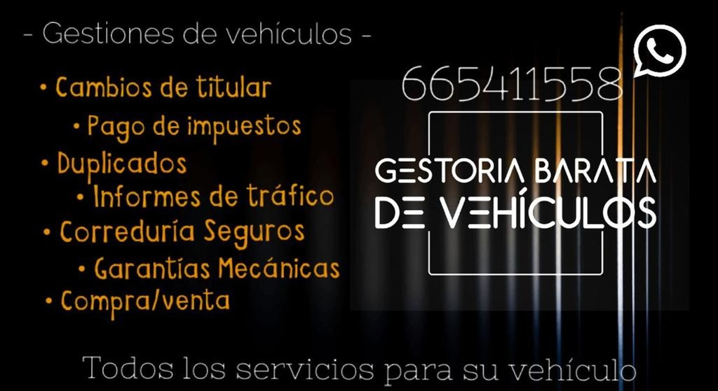 47%  descuento en GESTIONES DE TRAFICO, COMPRAMOS TU VEHICULO
