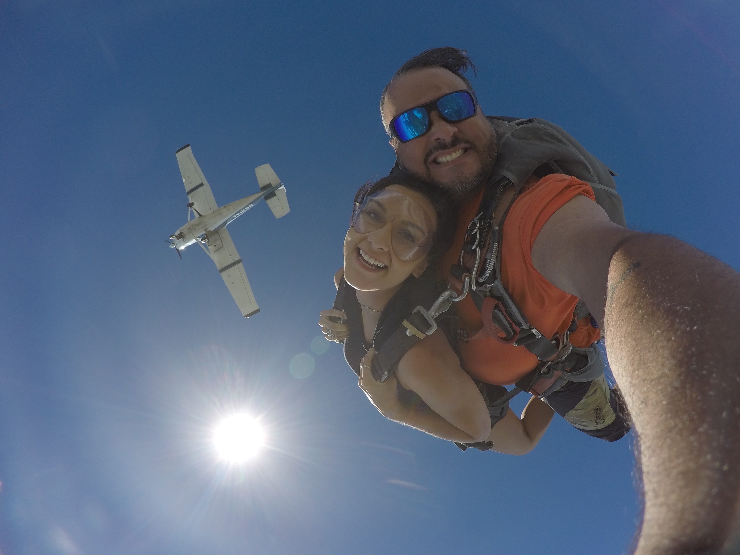 Capture Every Exhilarating Moment with Skydive Houston's Adventure: Tandem Skydiving Jump ( Up to 38% Off )