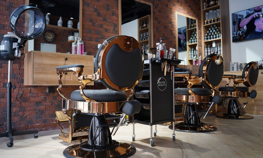 Image 2: Up to 55% Off on Salon - Haircut at Hairoligy Gents Salon