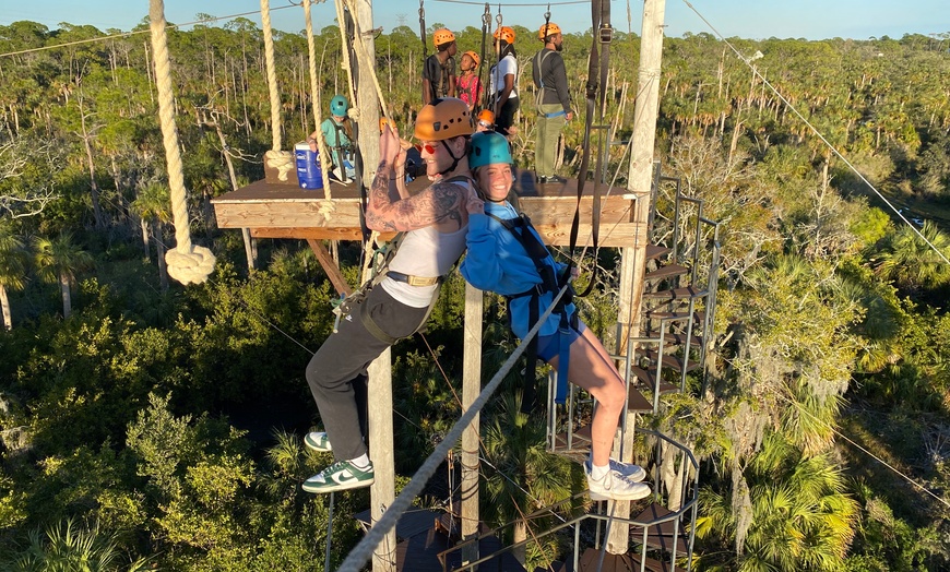 Image 6: Zipline Adventure and Leap of Faith Experience at Empower Adventures 