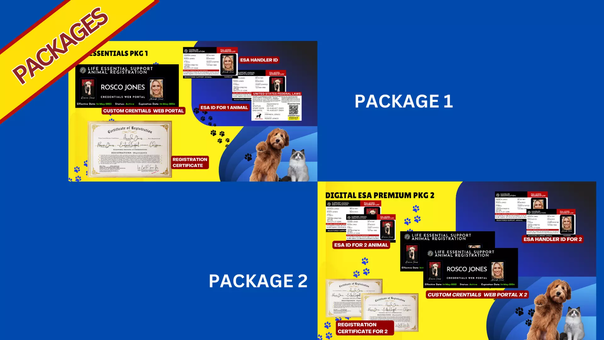 Up to 58% Off on Support animal registration at Life essentials of Las Vegas - Primary Image