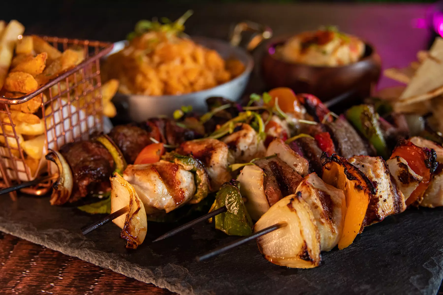 Enjoy $50 Toward Food and Drink with Mediterranean Inspiration