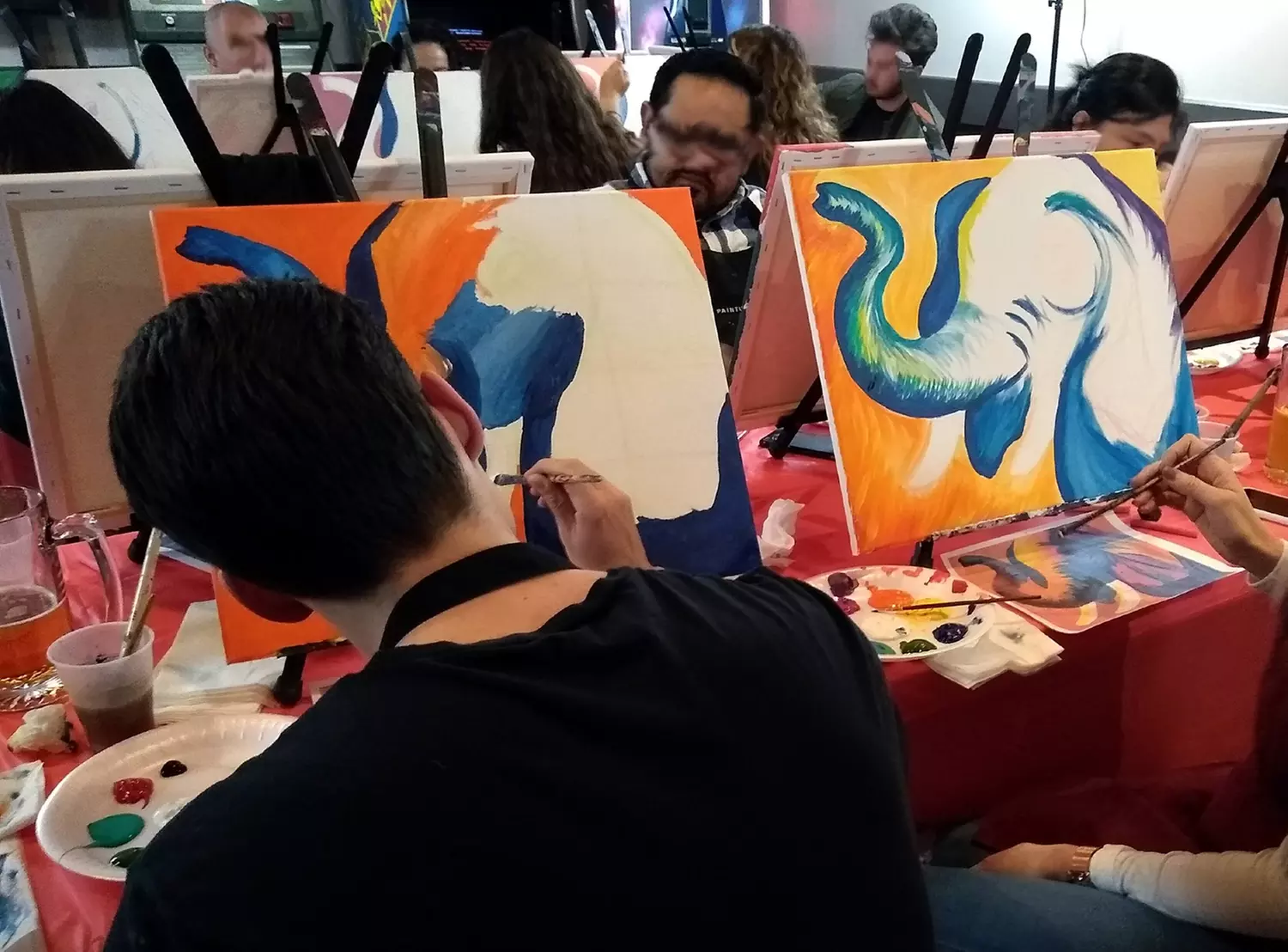 Enjoy a Painting Party at Home or Office for Up to 20 People