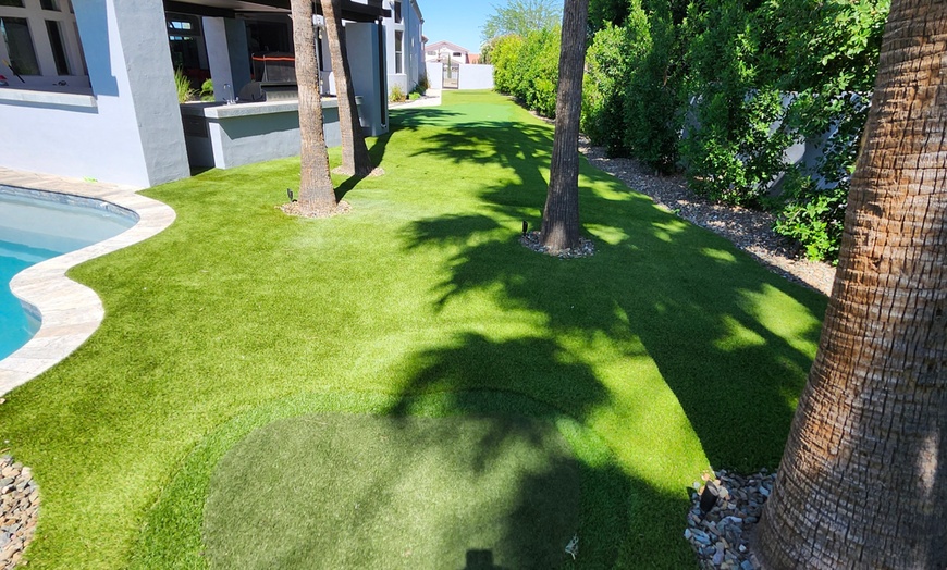 Image 3: Artificial Turf Cleaning, Washing & Deodorize at Fire Pressure Washing