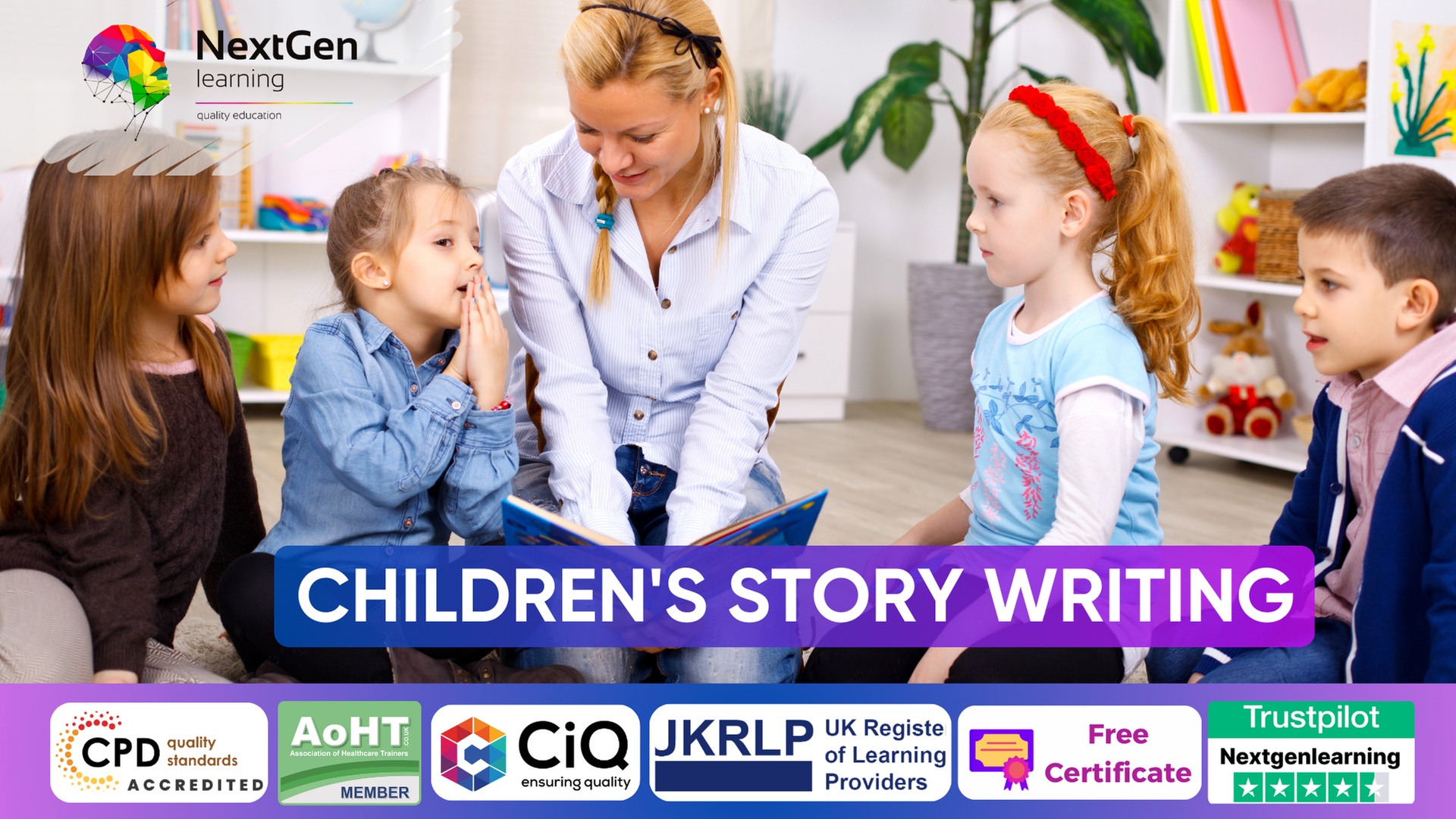 Children's Story Writing - Online Course at NextGen Learning