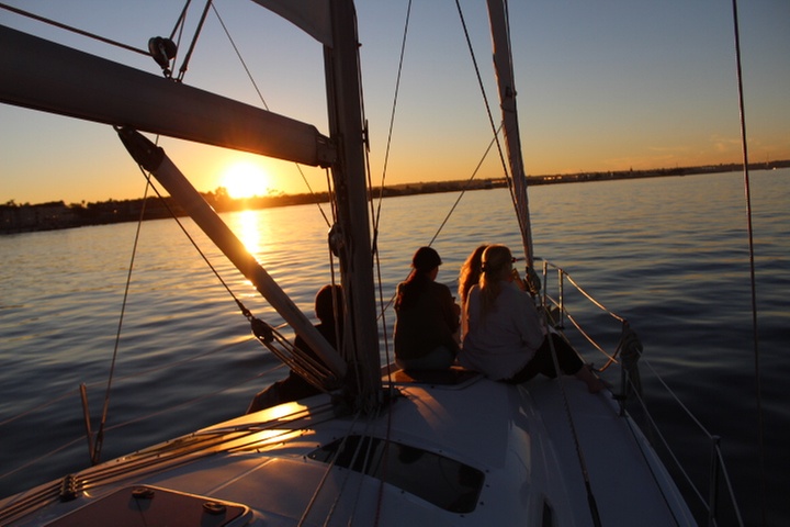 Enjoy a Two-Hour Sunset Sail for Up to Six People