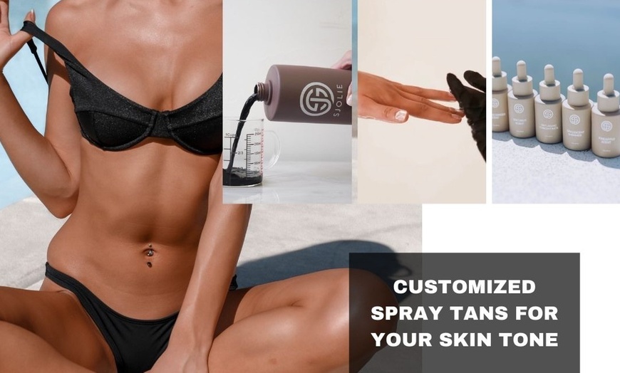 Image 7: Glow Naturally: Flawless Airbrush Spray-Tans for Radiant Skin!