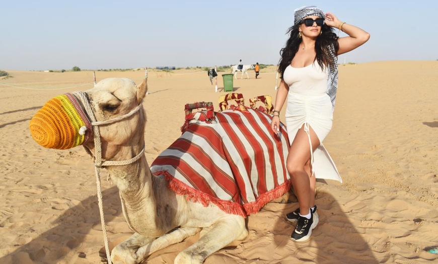 Image 1: VIP Desert Safari Tour with Home Pickup – For 1, 2, or 4 Guests
