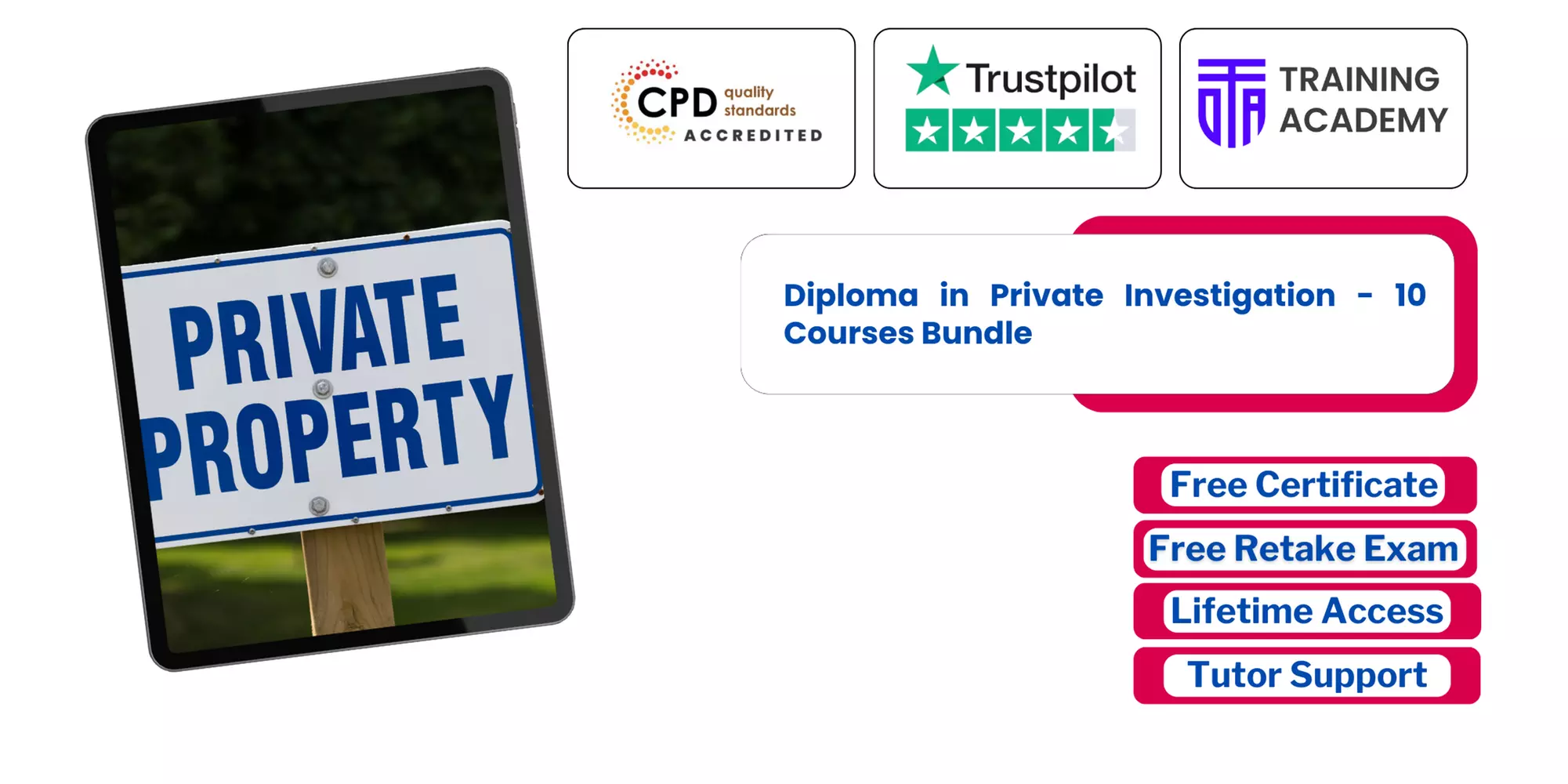 Private Investigation, Criminology & Criminal Justice Professional Learning Bundle & More (Up to 75% Off) - Primary Image