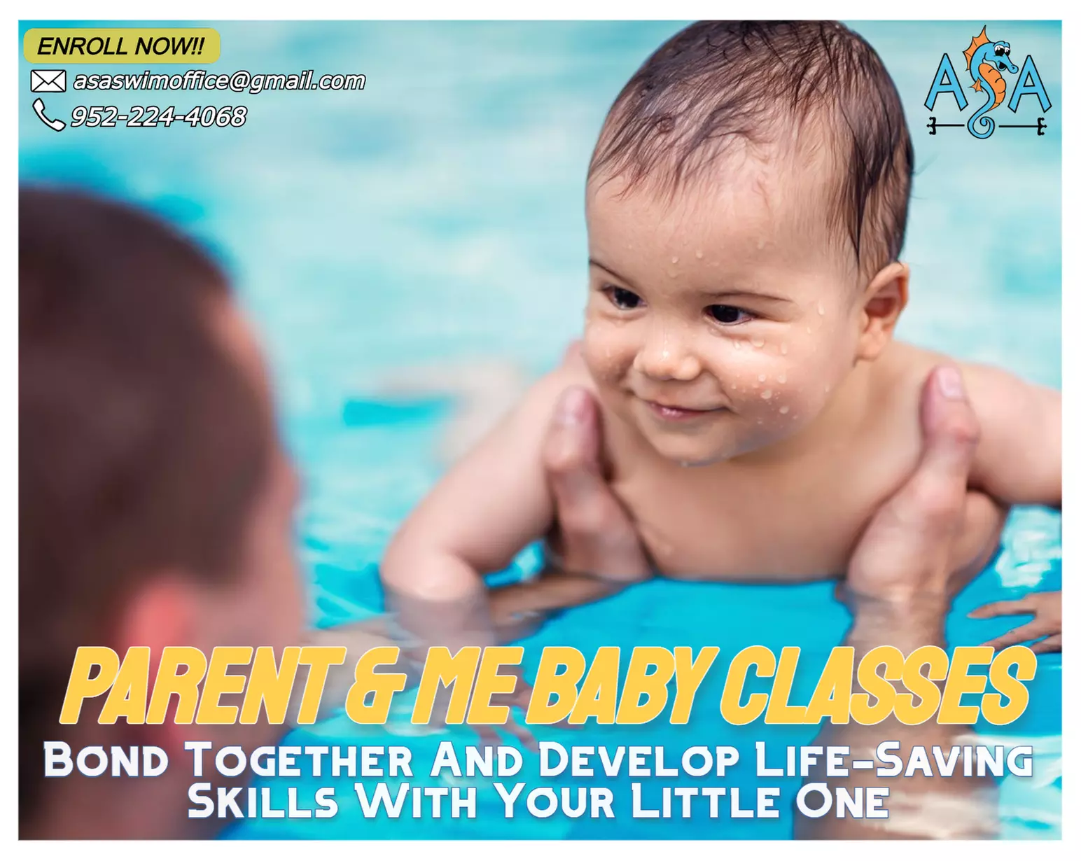 Atlantis Swim Academy's baby swim lessons & group classes for all ages