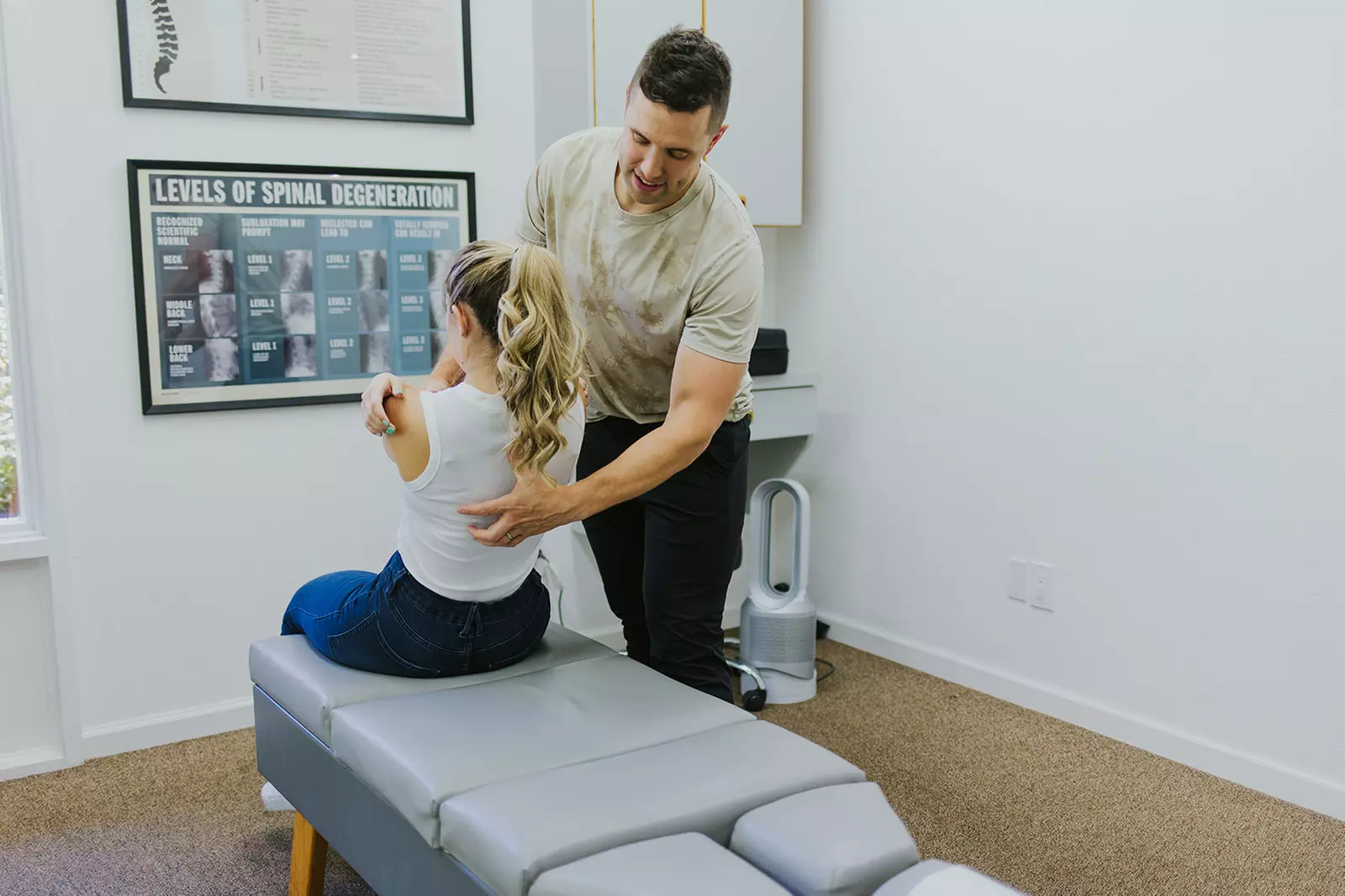 Chiropractic evaluation, exam and x-rays with adjustments