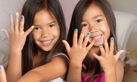 One Children's Mini Spa Package - Pretty Pressed n' Polished Press-Ons and NailCare and Nailcare