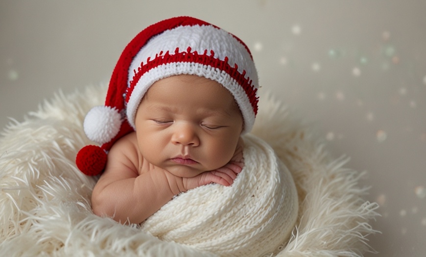 Image 1: Up to 85% Off on Seasonal Photography at Bubbles And Shake Newborn Photography