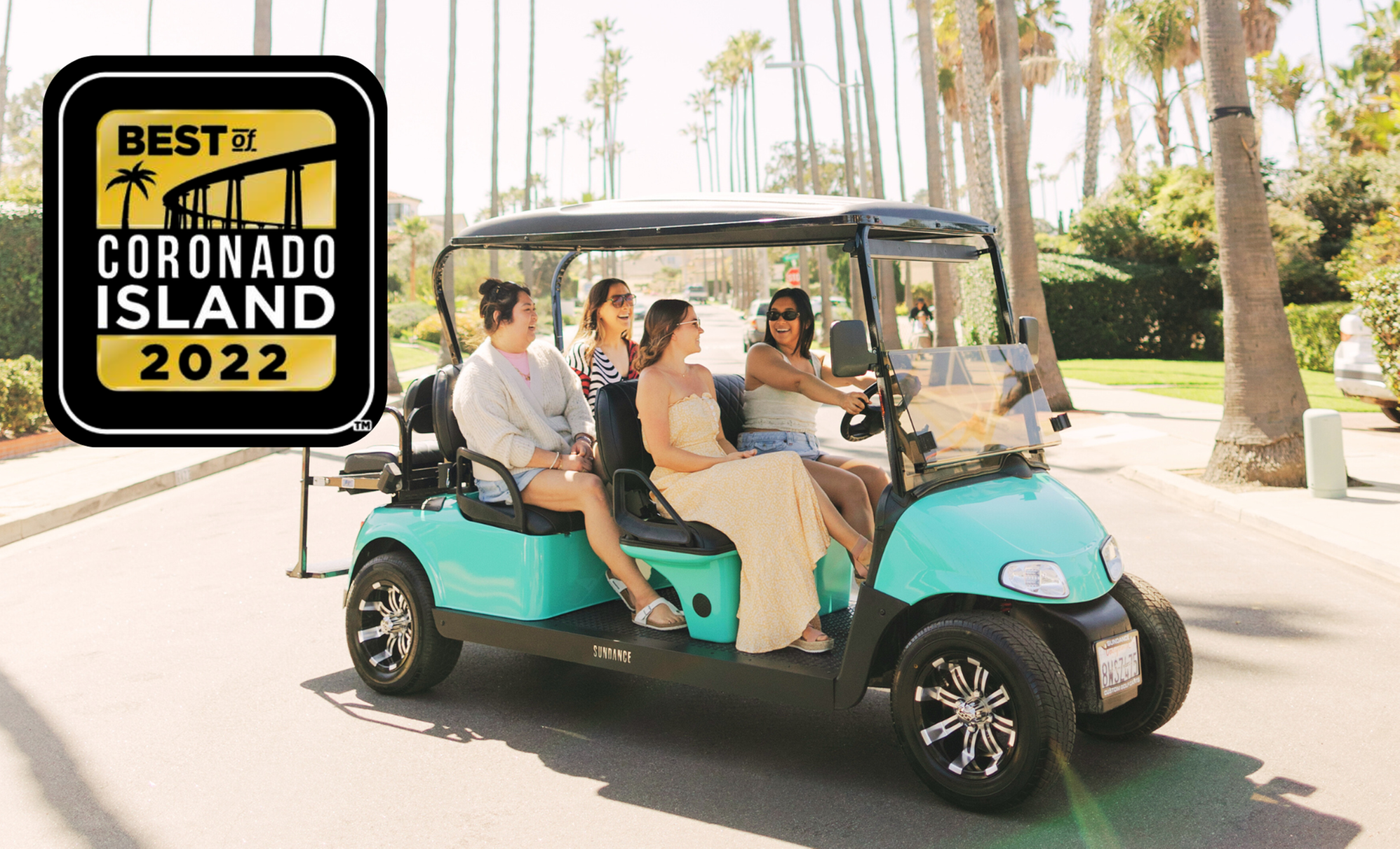 Embark on a 2 Hour Rental Experience or All Day Golf Cart Adventure (Seat up to 4 or 6 people) ( Up to 25% Off )