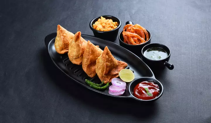 Indian Meal for 2; 1 Appetizer, 2 Entrees with Rice, Naan & a Dessert