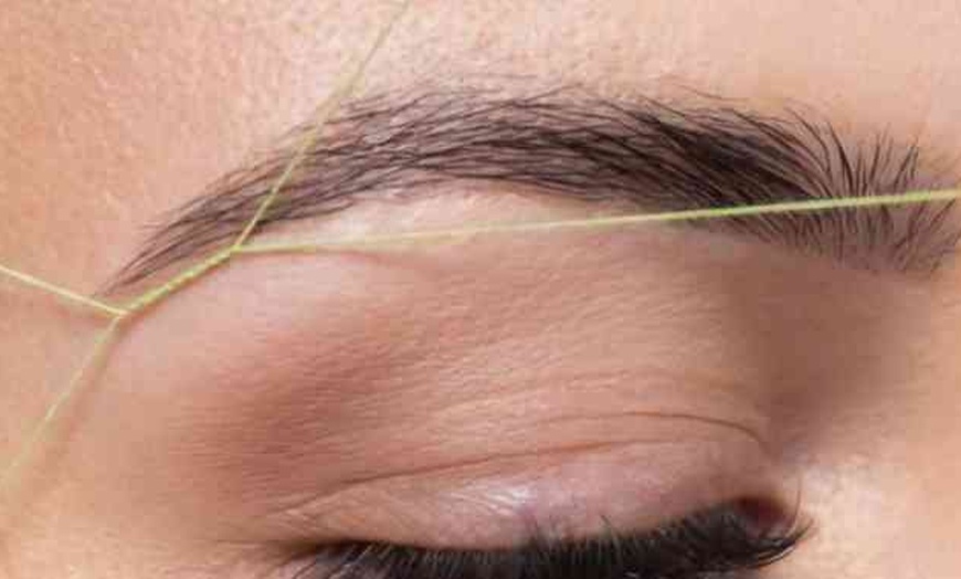 Image 1: Brow Threading/Waxing or Bikini Line Wax