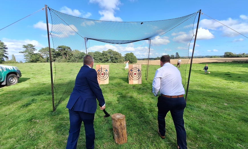 Image 7: Unleash Your Skills: One, Two, or Three Hour Mobile Axe Throwing