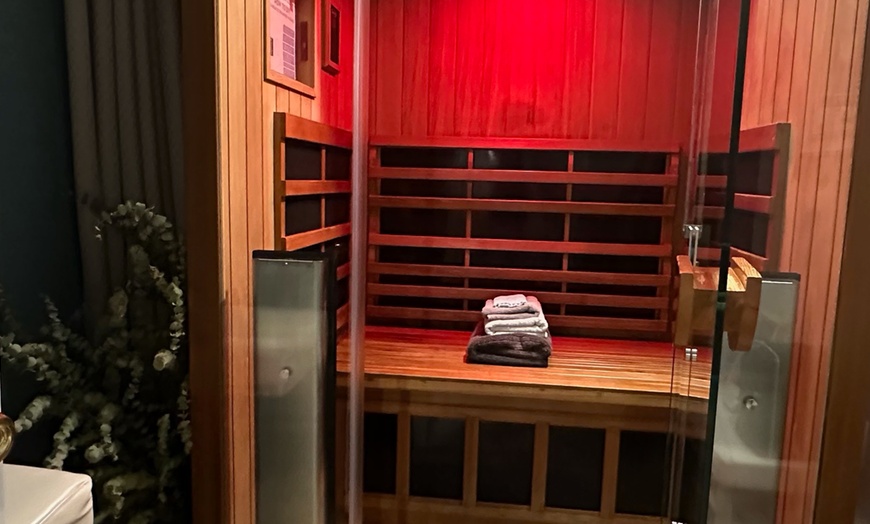 Image 3: Feel Revitalized with One or Three Infrared Sauna Sessiona
