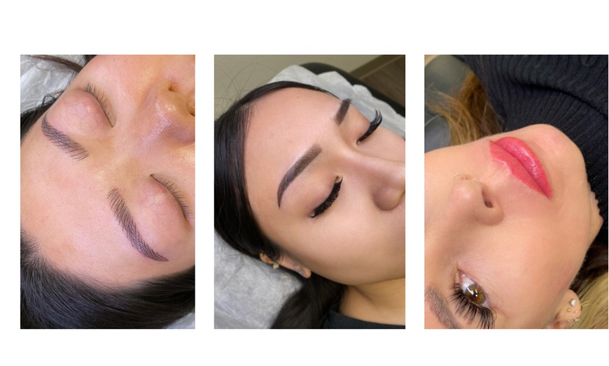 Image 1: Get Perfect Brows with a Combo Tattoo Session Including Touch Up