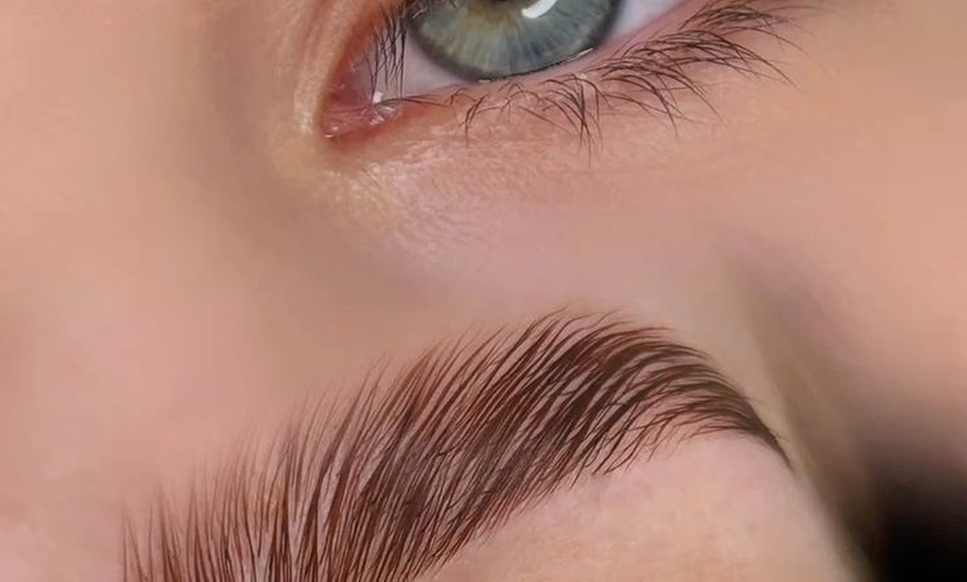 Image 2: Eyebrow Lamination and Tint Services