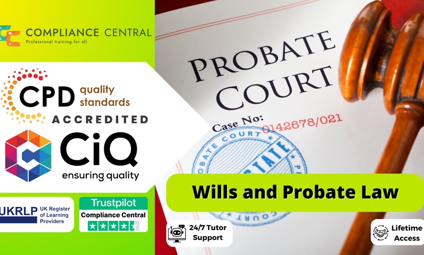 Image 1: Master Wills and Probate Law Online Course!