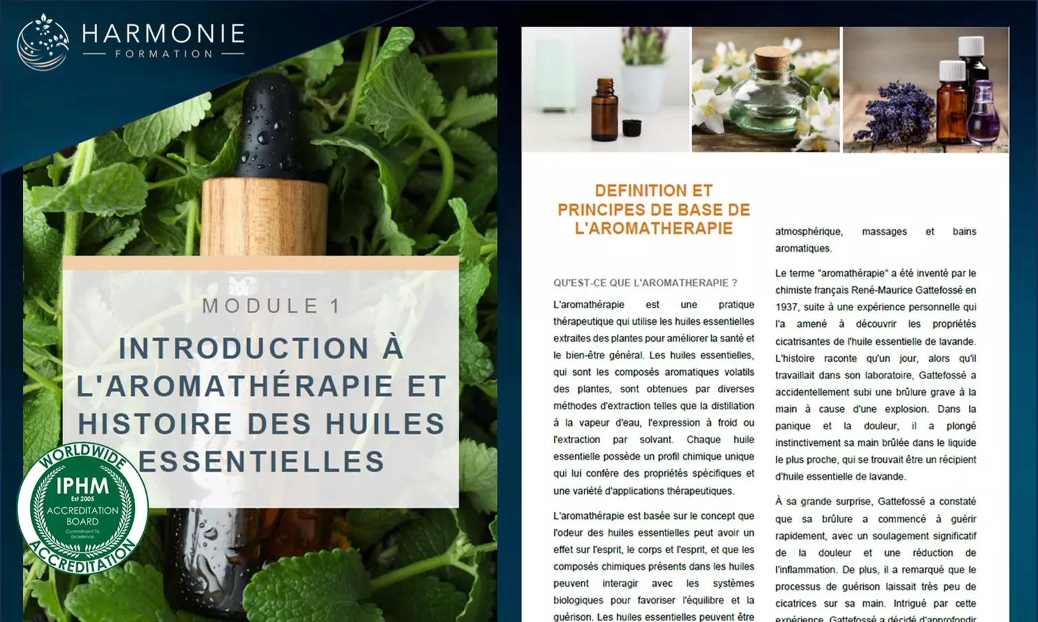 Devenez praticien(ne) en aromathérapie avec Harmonie Formation