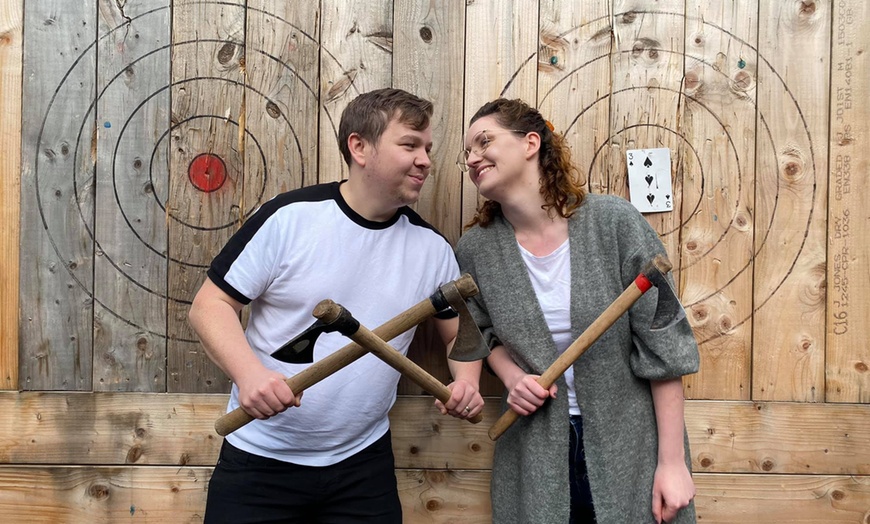 Image 3: Up to 10% Off on Axe Throwing at Yorkshire Activity Centre