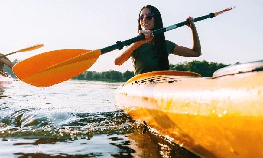 Image 1:  Kayak and Pool Adventure for One or Two People - 4 Hour 