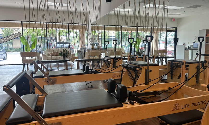 Image 3: Tone Up Together: 3 Group Pilates Reformer Classes for All!