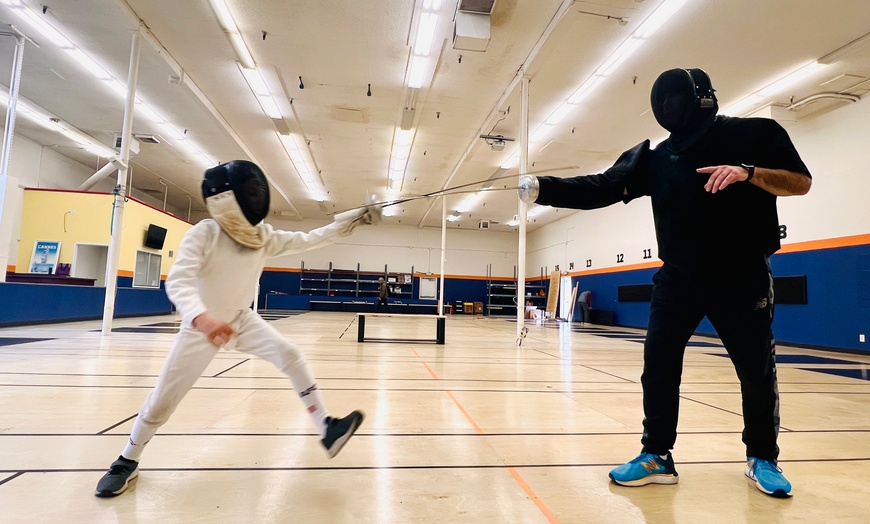 Image 2: Beginner Fencing at Elite Zone Fencing Academy