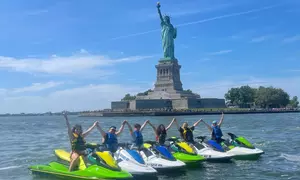 One-Hour Jet Ski Rental or NYC Landmarks Tour for Two People