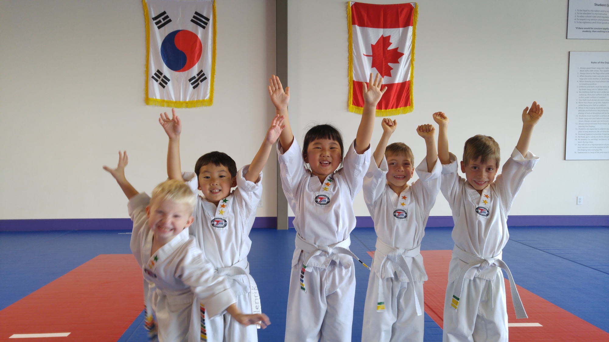 One Month of Tae Kwon Do Classes for One Child Aged 6–15 or 4–5 at Hong Park Tae Kwon Do College (Up to 71% Off)