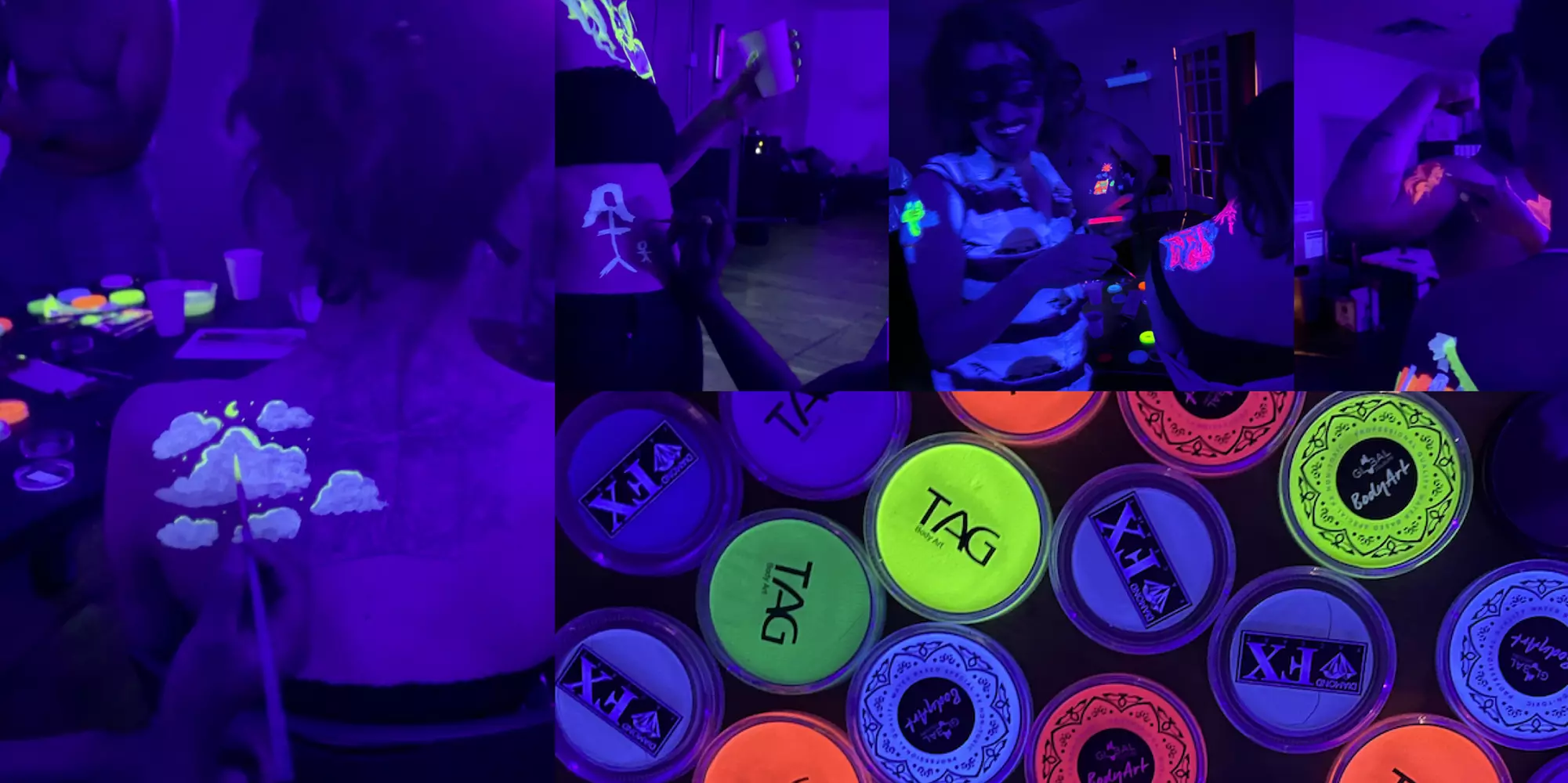 Discover Speed Friending at DenArt body painting studio with fun, interactive body painting activities and connections, up to 50% - Primary Image
