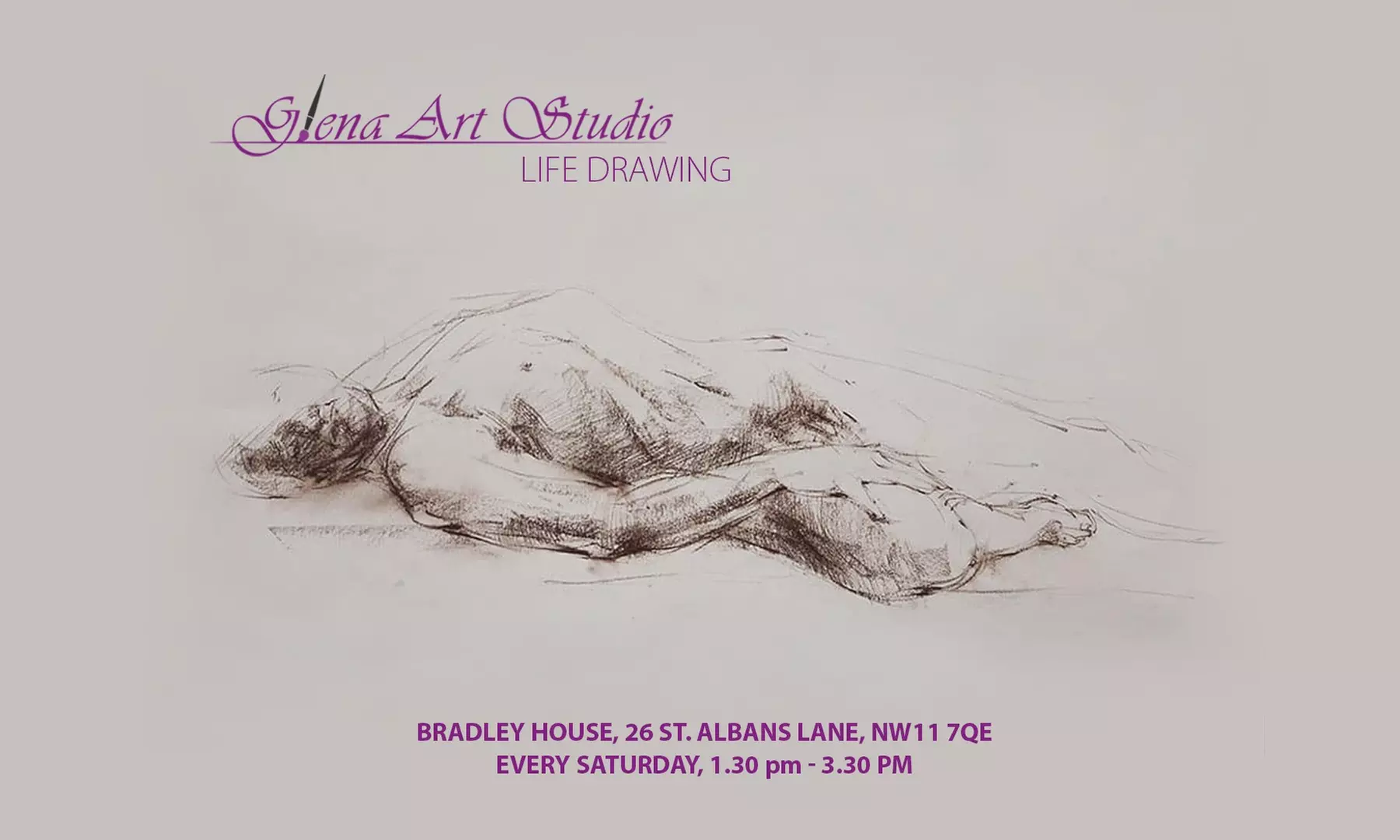Two-Hour Tutored Life Drawing Art Class for One or Two