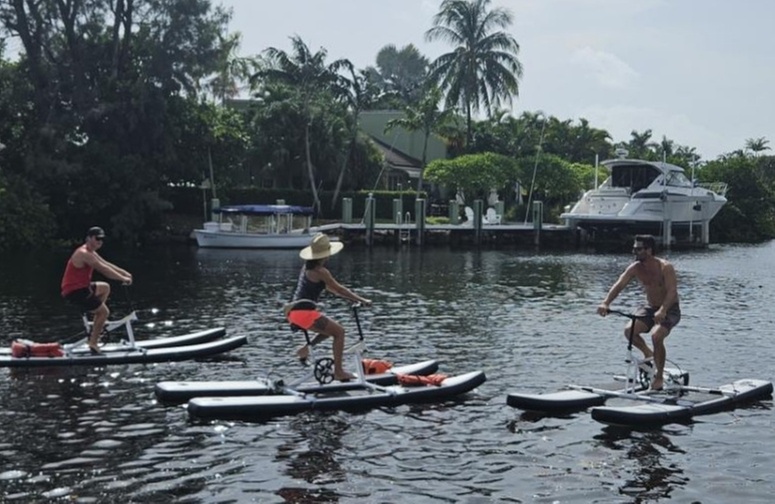 Water Bike Tour with Lesson at Fort Lauderdale