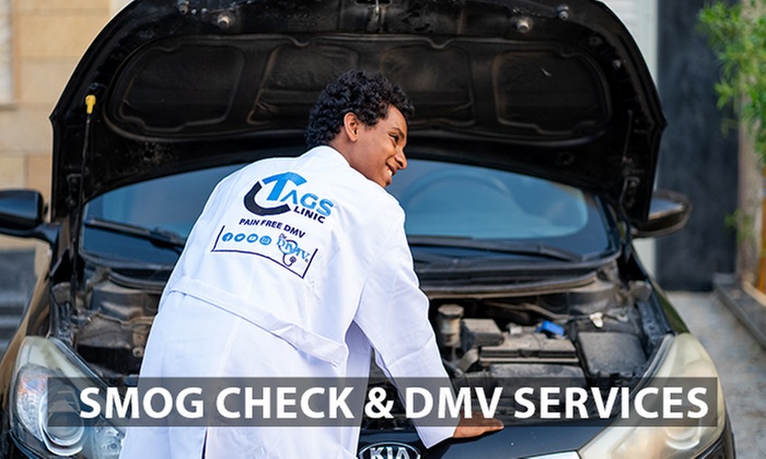 Up to 51% Off on Automotive Service / Repair at TAGS CLINIC INC. - DMV San Diego - Auto Registration & Smog Check