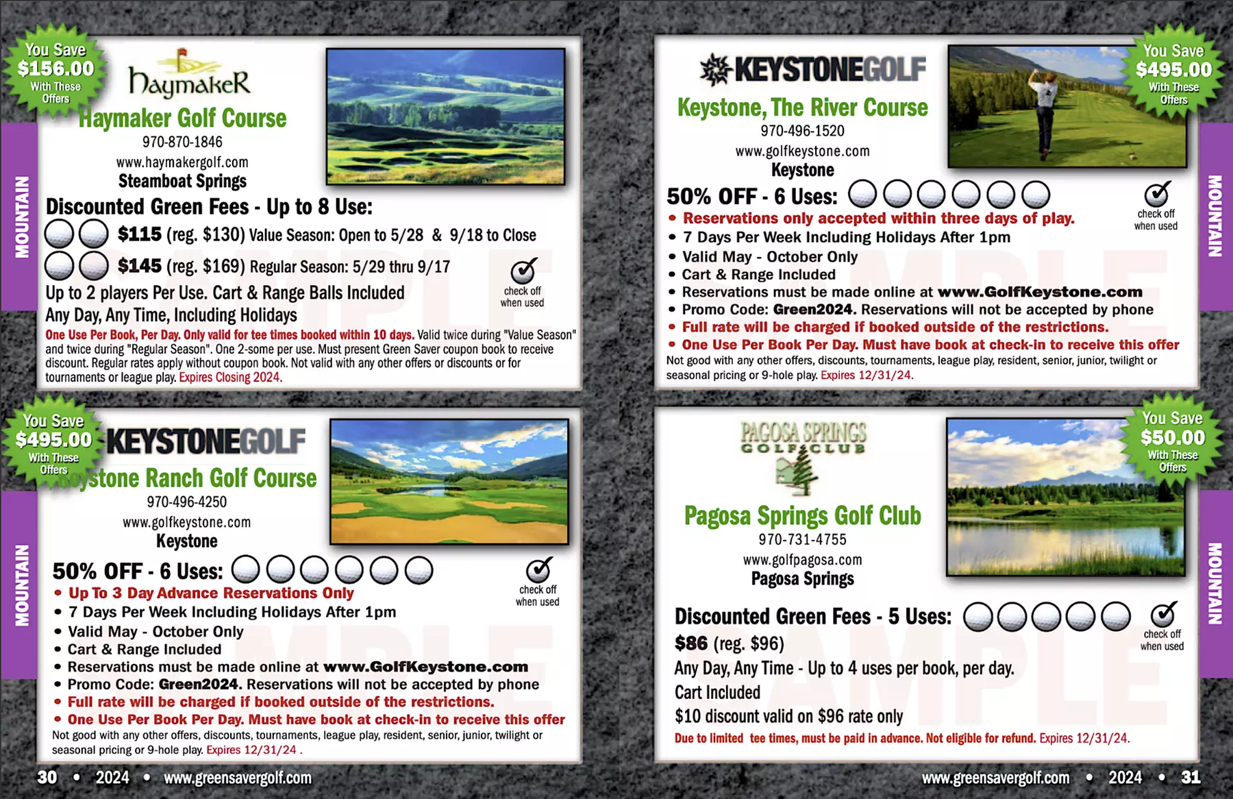 Green Saver While Enjoying Hundreds of Free & Discount Golf Offers