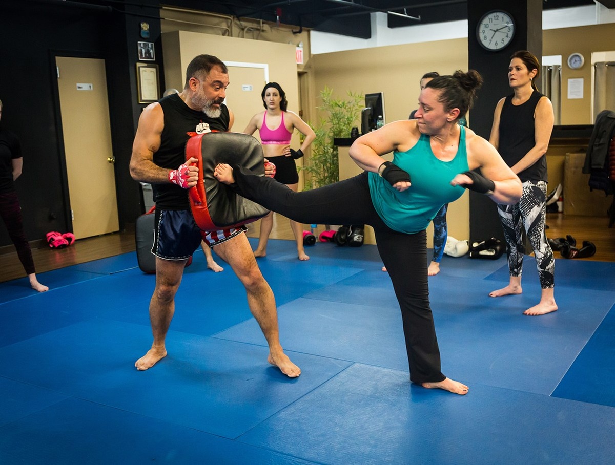 Experience New York San Da Kickboxing's 10 or 5 Fitness Kickboxing Classes with Free Gloves & Personal Training, up to 86% Off