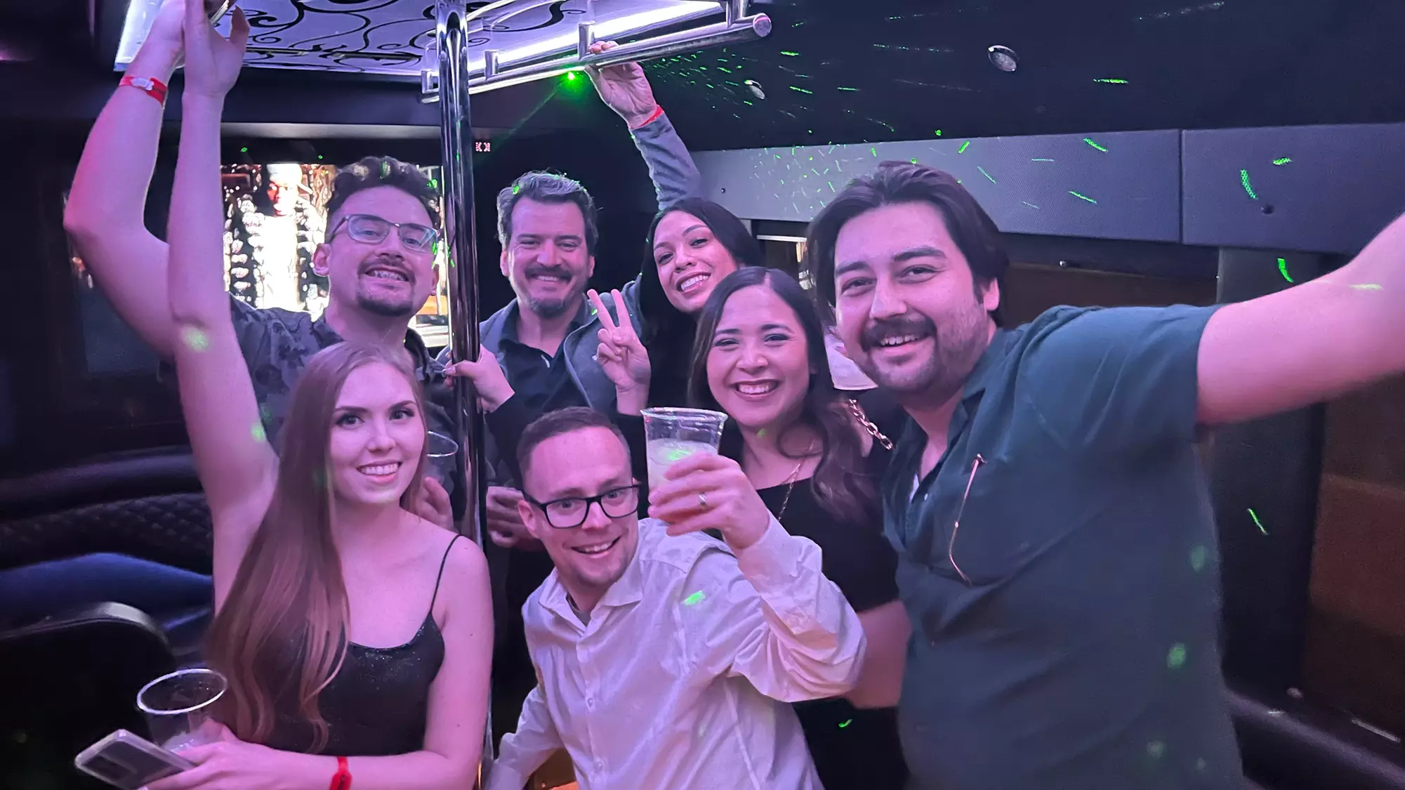 Luxury Party Bus Club Crawl for 1, 2, or 4 People with Club Entry
