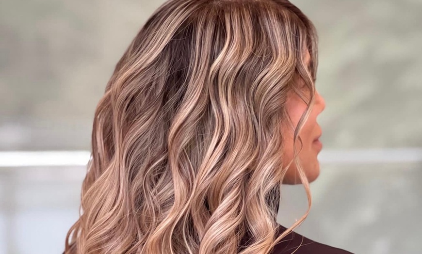 Image 2: Get Stylish with Wash, Cut, Blow-Dry, and optional Highlights!