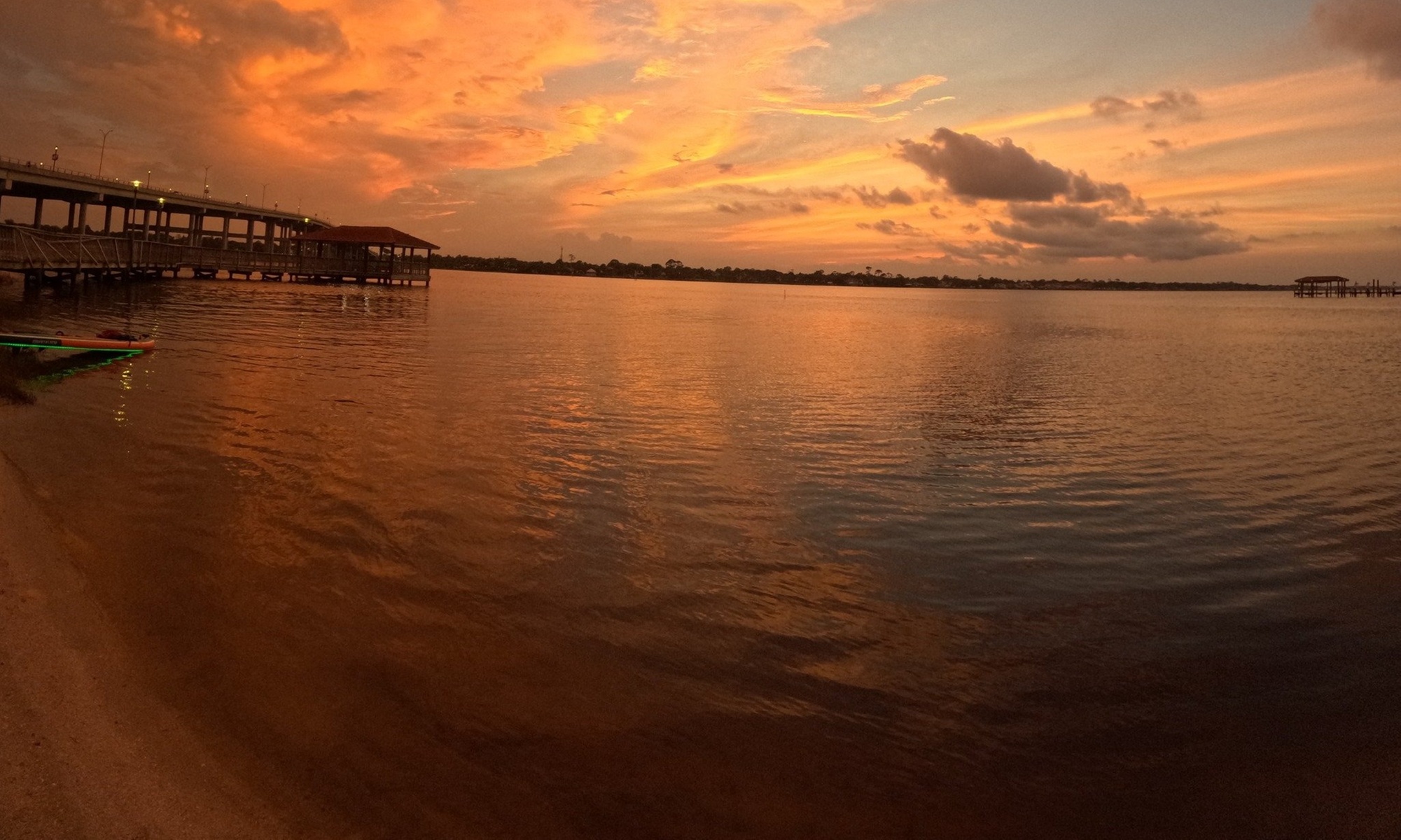 Ormond Beach Sunset Glow Paddle Boarding – Granada Bridge, Photos & Wildlife