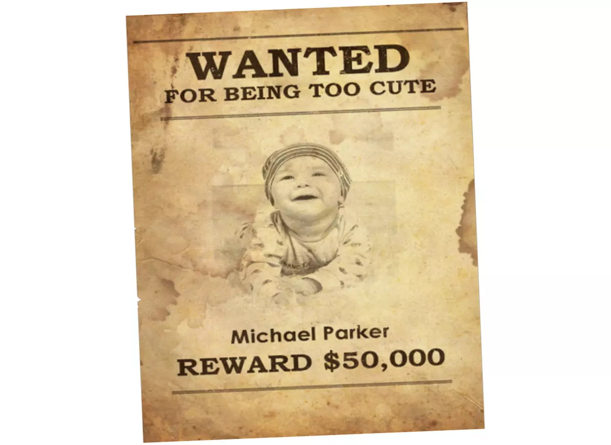 Custom Photo Gift at Earls Old-Fashioned Wanted Posters