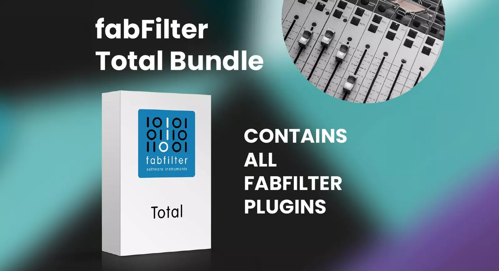Up to 77% Off on Fabfilter Total Bundle at teknovault - Primary Image