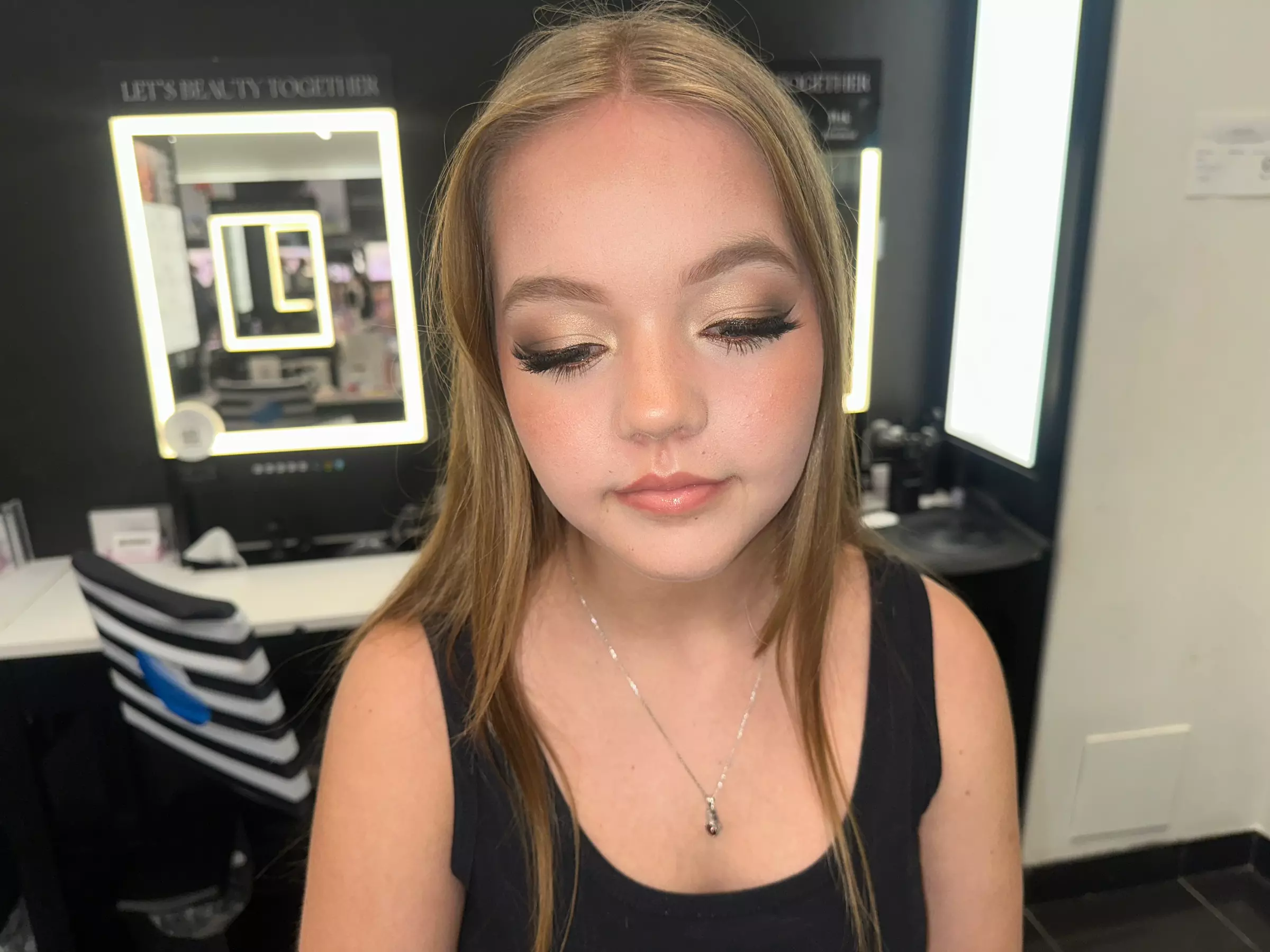 Full Face, Eyes & Brows Only Makeup Application, or Makeup Lessons