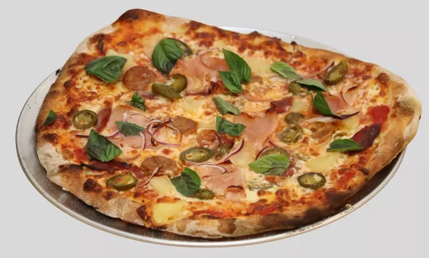 Image 7: Satisfy Your Cravings: Pizza, Cheesy Garlic Bread and Drink