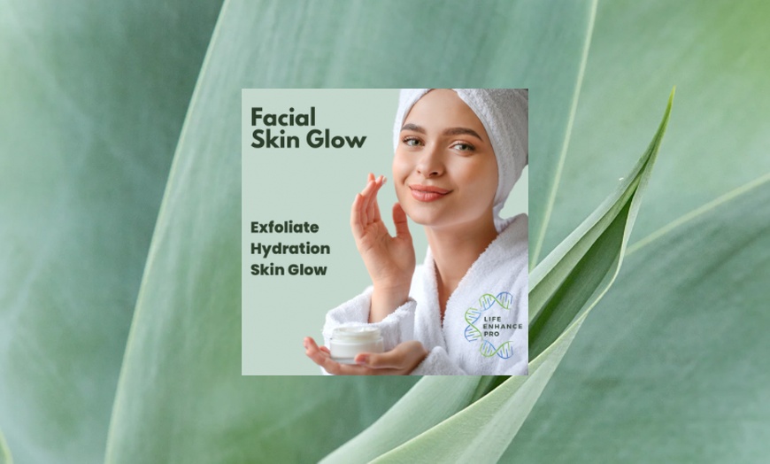 Image 1: Experience a 60-Minute Skin Glow Facial Treatment